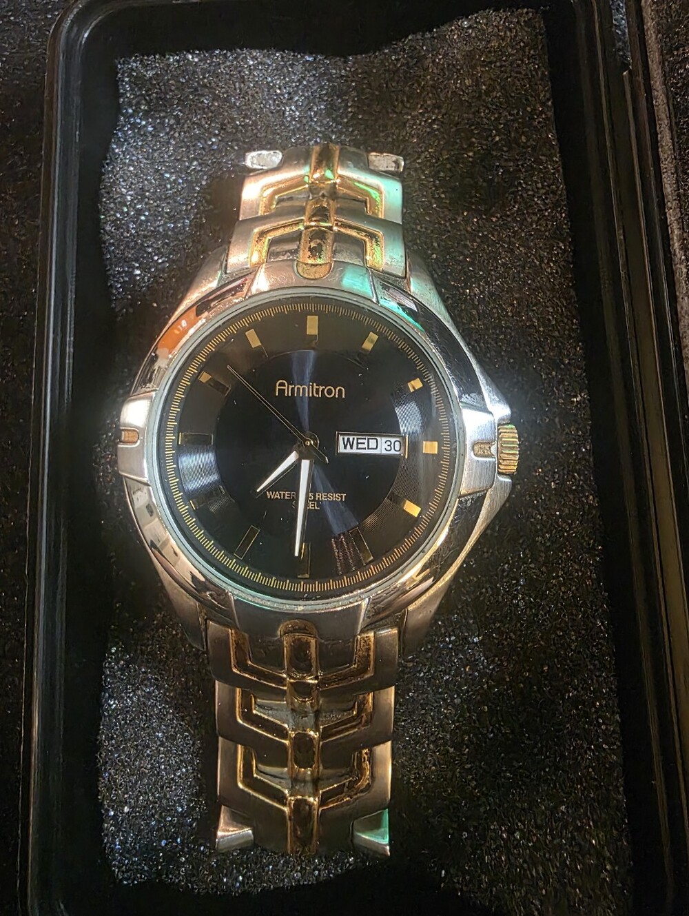 Armitron Men’s Two-Tone Gold & Silver Dress Watch